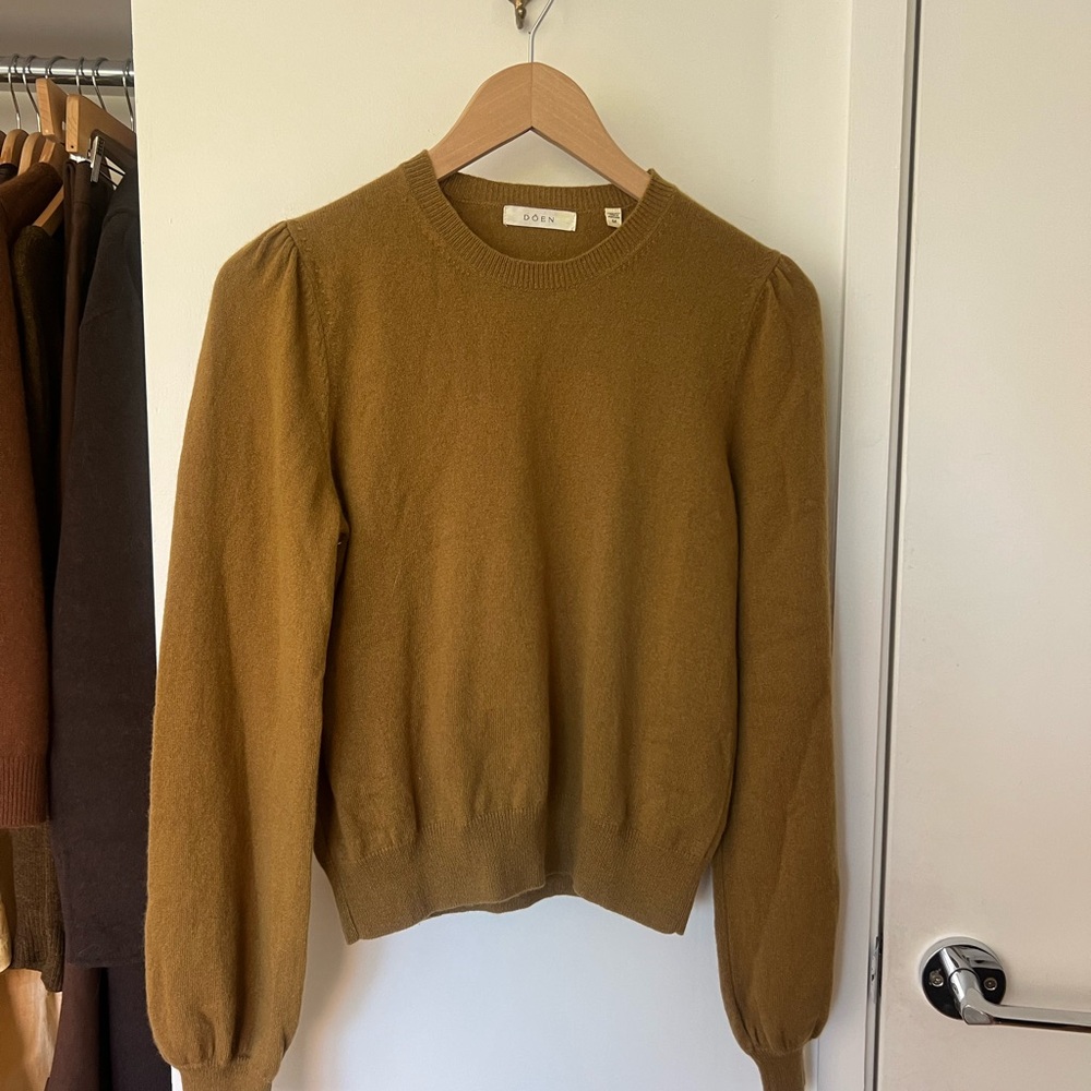 Doen Tan Cashmere Merino Blend Sweater